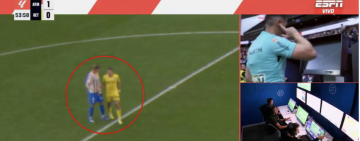 Discutió con su rival y le pellizcó los testículos: la insólita expulsión en la victoria del Atlético Madrid sobre Getafe