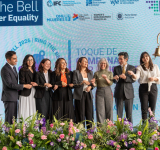 BBV reconoce a BancoSol en el Ring the Bell por su liderazgo en bonos de género