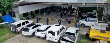 Vehículos de lujo incautados a Marset están en la ciudad de La Paz