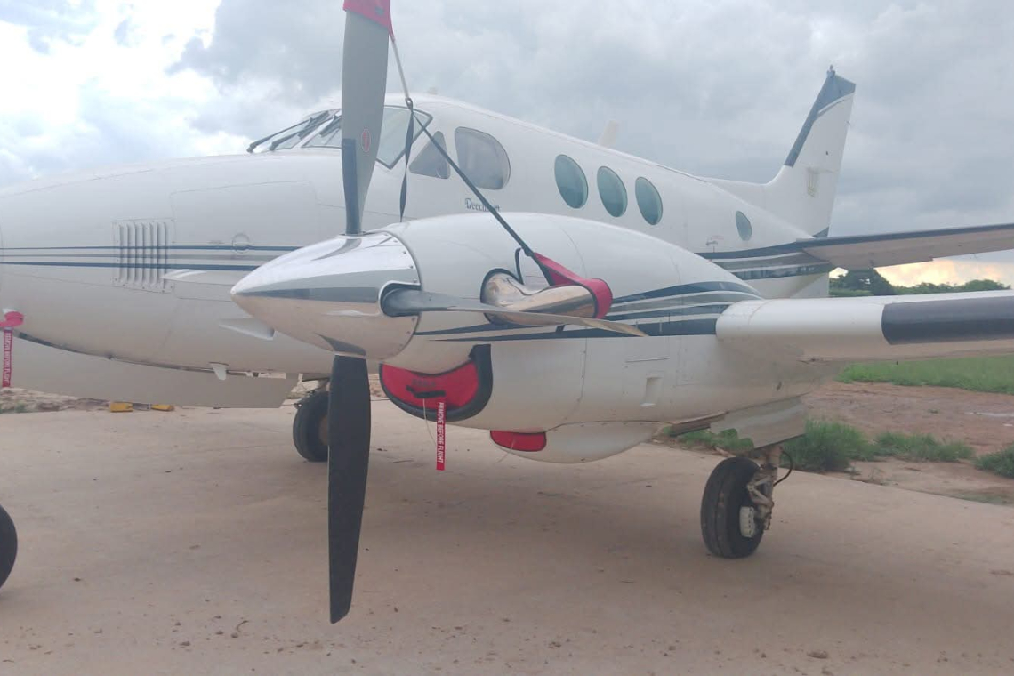 En Warnes hallan un jet de uso personal de Sebastián Marset