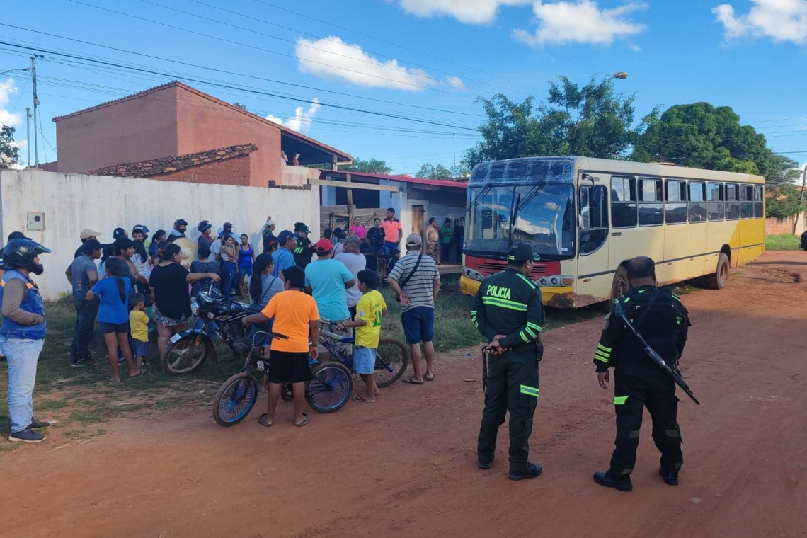 En frontera con Brasil, en un bus acribillan a pasajero en San Ignacio de Velasco