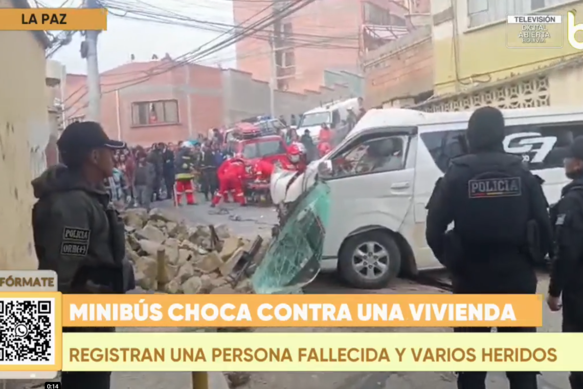 Accidente en Sopocachi deja una persona fallecida y seis heridos