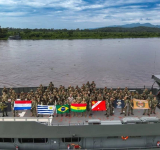 En ejercicio combinado en Brasil, Bolivia reafirma compromiso con la seguridad fluvial regional