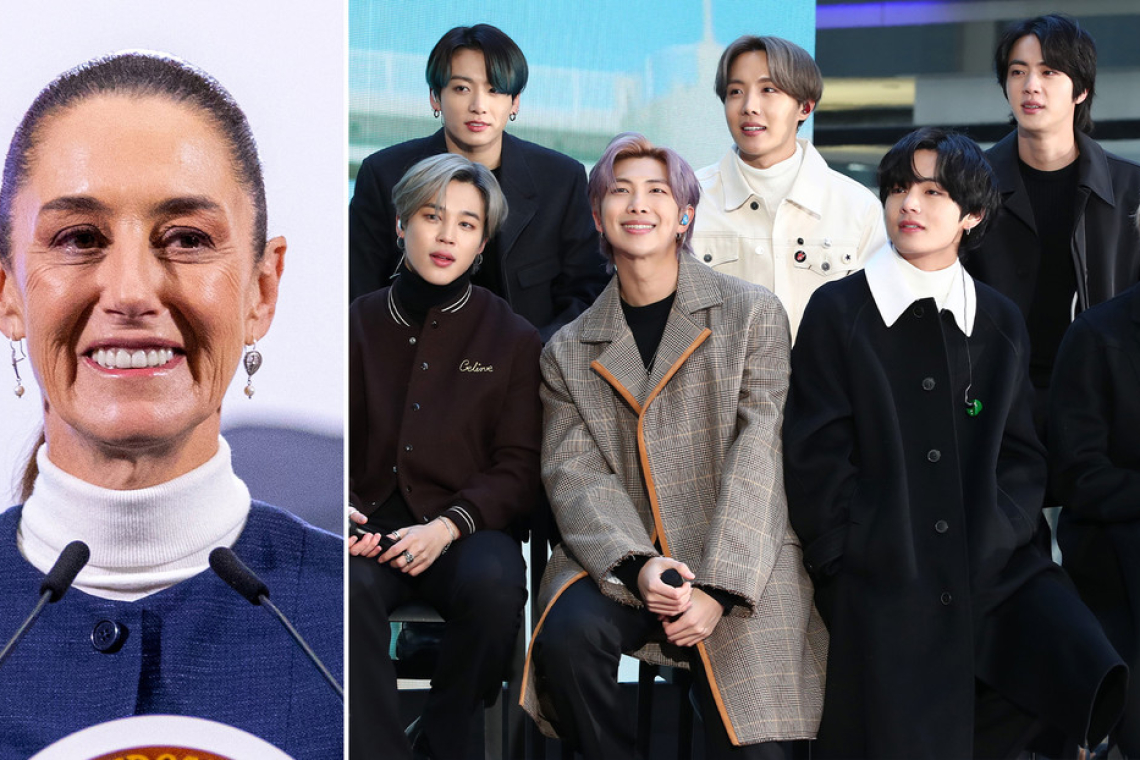 ¿Sheinbaum 'K-poper'? El anuncio que enloquece a los fans de BTS en México