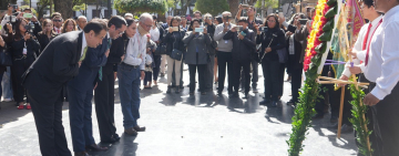 Fiscalía rinde homenaje a periodistas en conmemoración al 10 de mayo