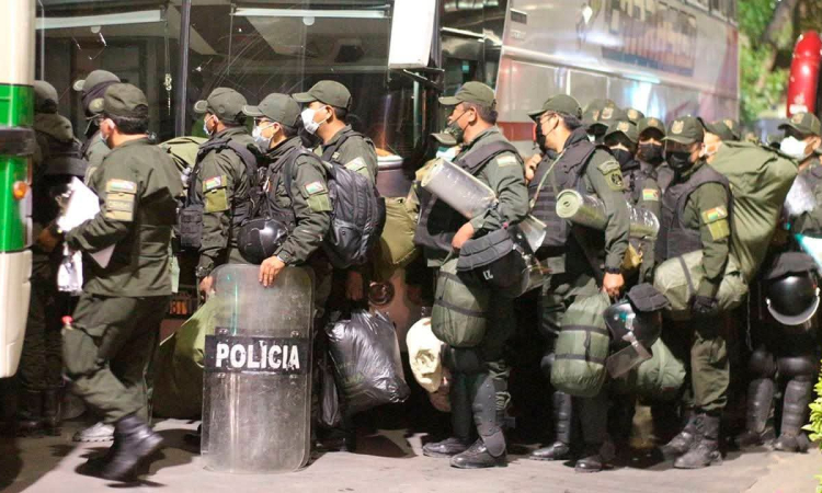 La Policía advierte Fase II del “Corredor Humanitario” para proveer alimentos a La Paz