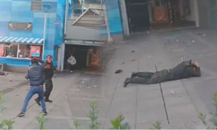 Caos en el centro de La Paz: marchistas dejan saqueos, destrozos y heridos