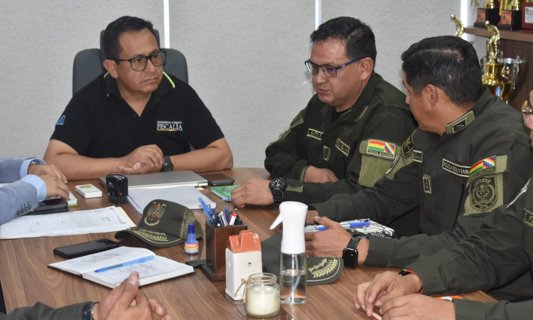 Fiscalía y Policía coordinan operativos contra el crimen organizado