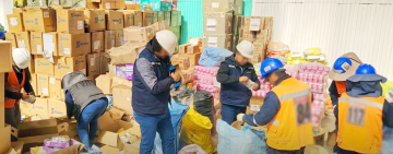 Aduana Nacional incauta e incinera más de 13 toneladas de mercancía ilegal