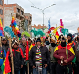 Policía recomienda evitar circular por el centro paceño este miércoles por marchas