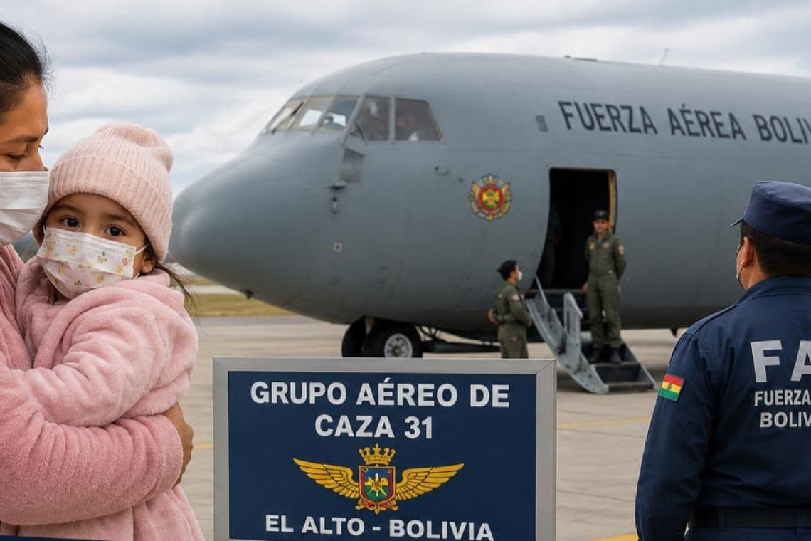 Por los bloqueos, la FAB dispone vuelo solidario para trasladar a niña con cáncer de Oruro a La Paz
