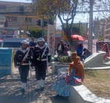 PMN de la Armada monta guardia en La Paz en apoyo a la seguridad ciudadana