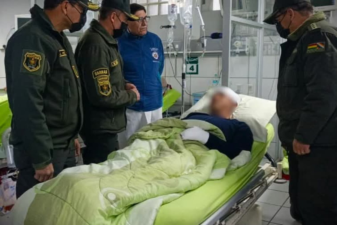Evacuan a la Argentina al policía que fue golpeado brutalmente en los disturbios 
