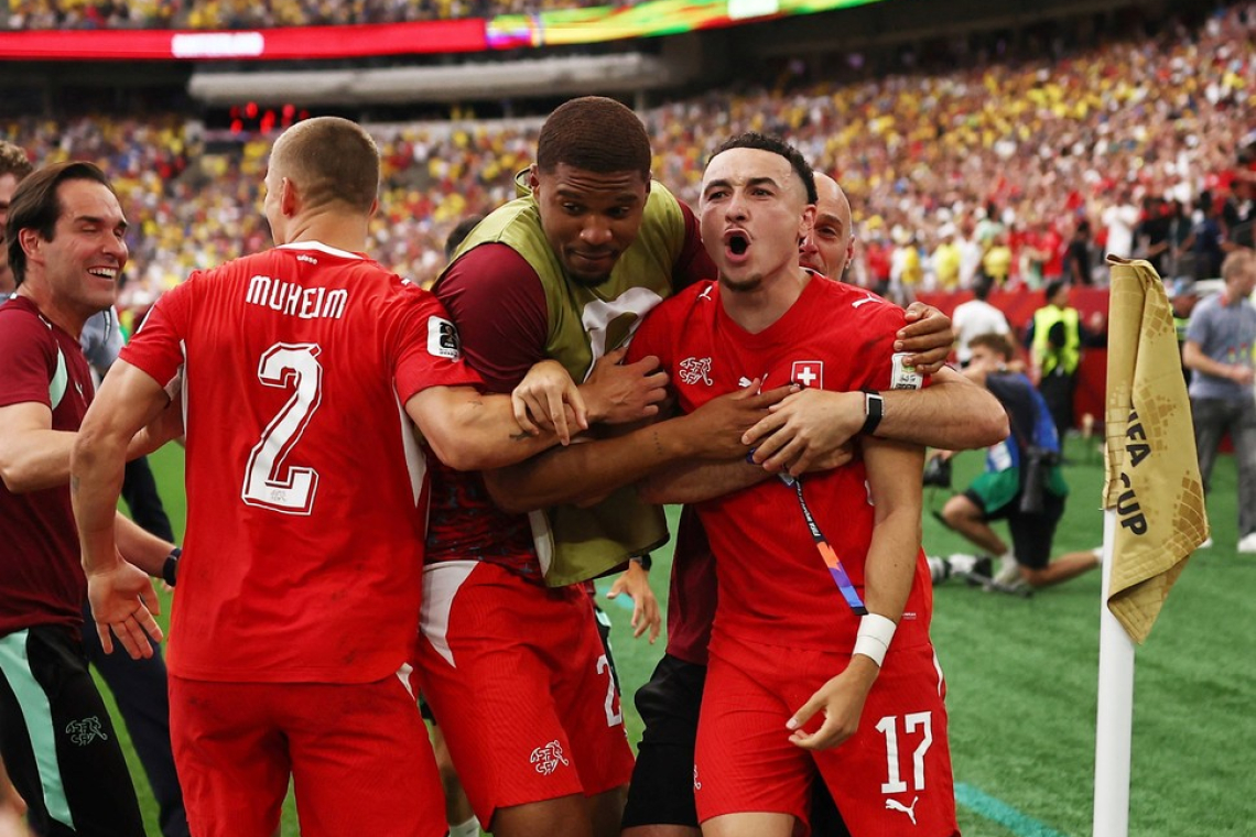 Suiza eliminó a Colombia por penales y jugará los cuartos de final contra Argentina