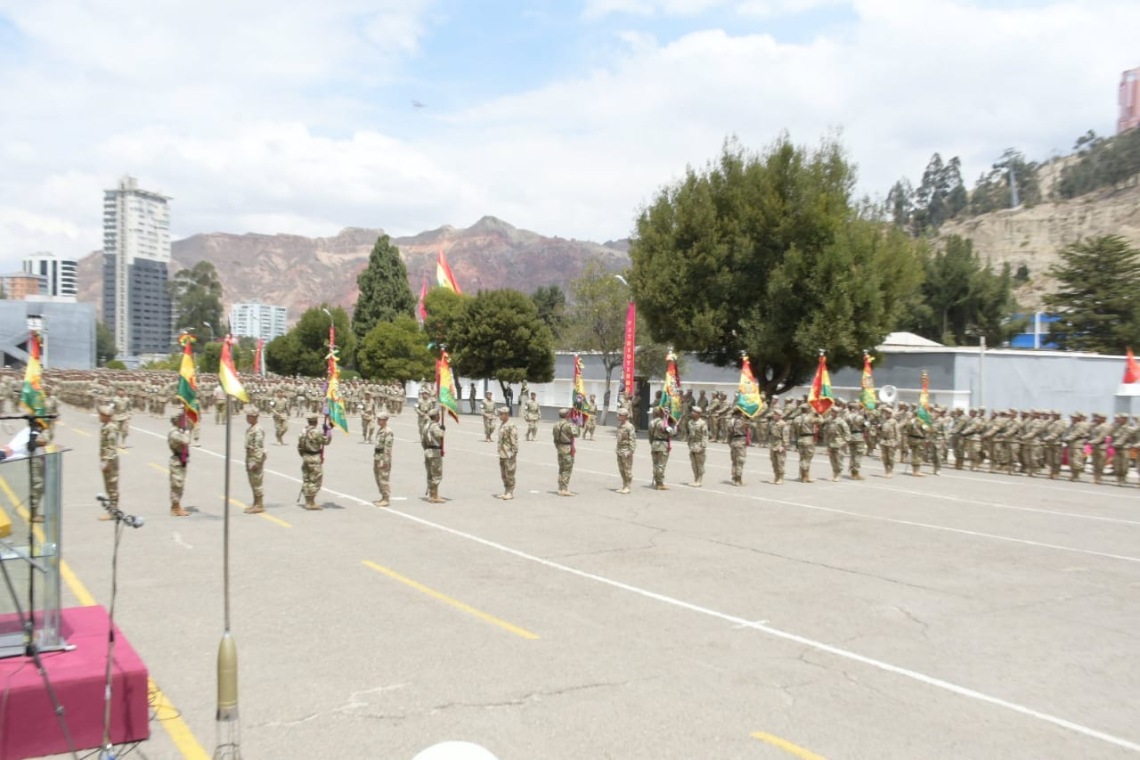 La Parada Militar por el aniversario 201 de las FFAA y Jura a la Bandera será en El Alto