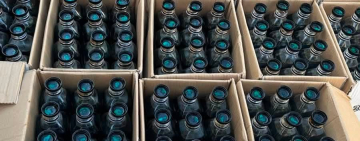 FELCN confisca tractocamión y frustra envió a Europa de 1.643 botellas con cocaína líquida