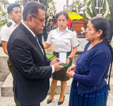 Gobierno y Policía rinden homenaje póstumo al Tte. Yerson Salazar asesinado en cumplimiento del deber