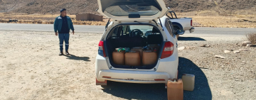 Policía y ANH descubren desvió de 1.430 litros de combustible en Potosí