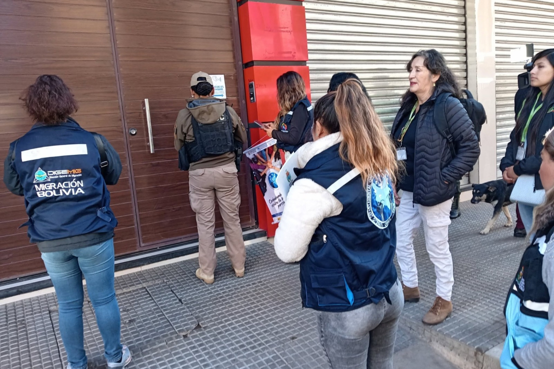 Fiscalía e instituciones activan controles para prevenir la trata de personas en Urkupiña