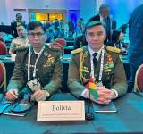 En foro que reúne a 900 delegados de 110 países, Bolivia sella alianzas contra el crimen
