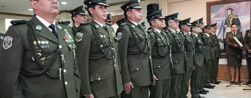 Policía Boliviana posesiona a su nuevo Alto Mando: conoce a los nuevos jefes asignados