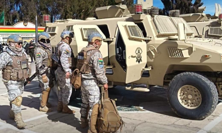 Fuerzas Especiales de las FFAA montan guardia para repelar al crimen en San Ignacio de Velasco