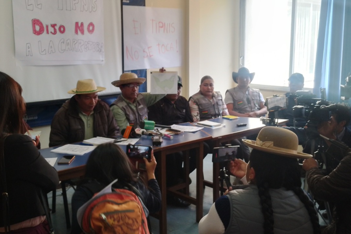 Indígenas del TIPNIS llegan a La Paz para frenar iniciativas que afecten su territorio