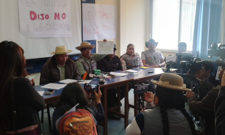 Indígenas del TIPNIS llegan a La Paz para frenar iniciativas que afecten su territorio