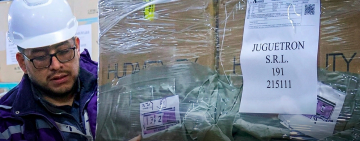 Aduana comisa tres contenedores con juguetes valuados en $us 1,1 millones