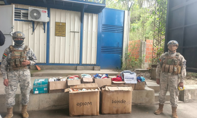 Base Naval “Bermejo” comisa medicamentos y mercadería de contrabando valuado en Bs28.000